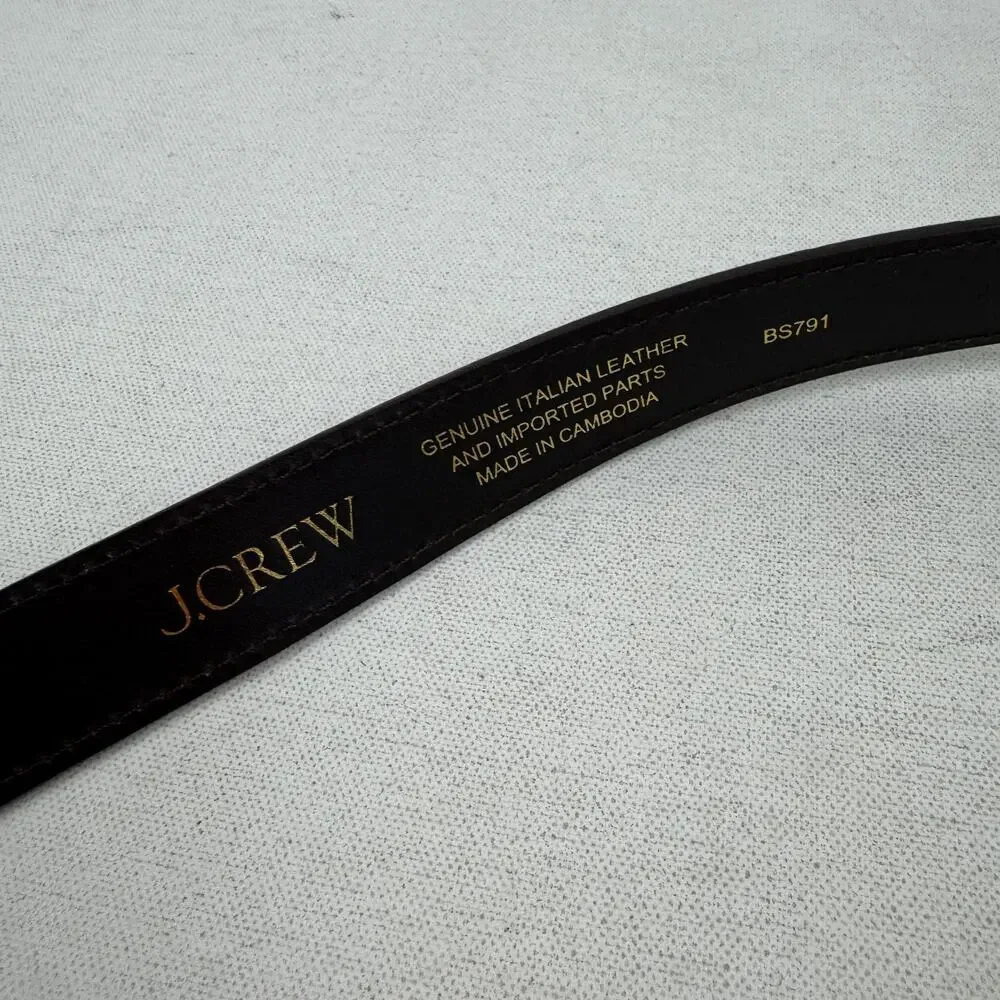 J. Crew Classic Belt in Croc-Embossed Leather - Picture 4 of 5